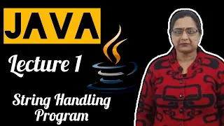 Lecture 1 - Java String Programs for Beginners ICSE ISC Step by Step