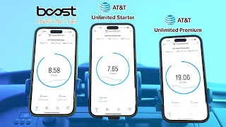 Boost Infinite vs AT T Speed Test Network Priority Test