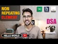 Non Repeating Element GeeksforGeeks s Hashing data structure HelloWorldbyprince