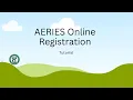 AERIES Online Portal Registration Guide English