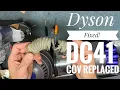 Vacuum repair man shows how to replace a Dyson change over hose for the DC41 DC65 UP13