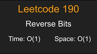 Reverse Bits - Leetcode 190