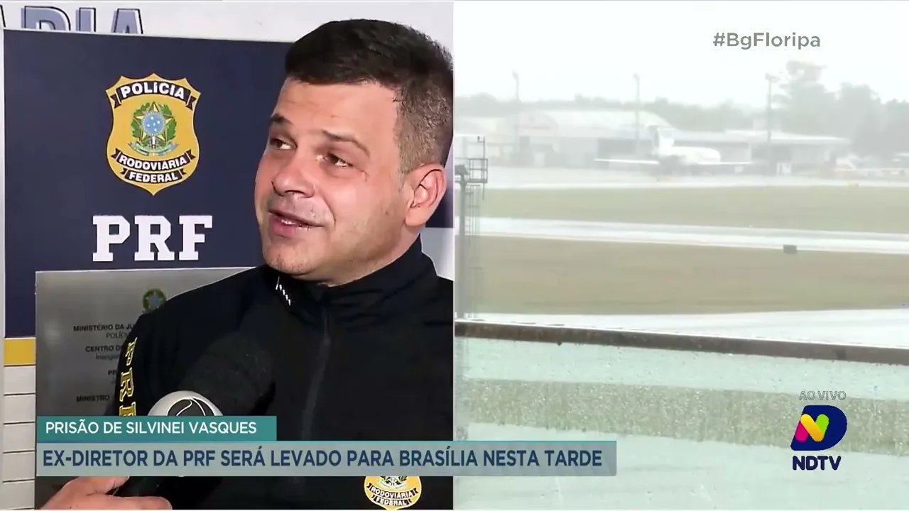 Prisão de Silvinei Vasques: ex-diretor da PRF é levado para Brasília