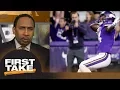 Stephen A Smith on Vikings winning touc own I ve never seen anything like it First Take ESPN