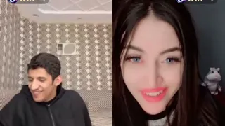 سعود بن خميس مقلب مع اجمل بنت من مصر دندنها