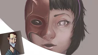Female Daredevil Speedpainting - DigitalDrawingStruggle