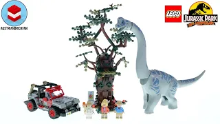 LEGO Jurassic Park 76960 Brachiosaurus Discovery - LEGO Speed Build Review