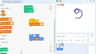 Creating a Variable in Scratch and p5 js