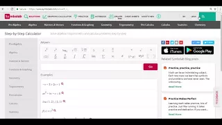 Symbolab Searching for a Topic