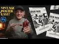 Make Vintage Posters In Photoshop like a boss