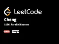 LeetCode 1136 Parallel Courses