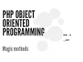 Magic Methods in PHP -