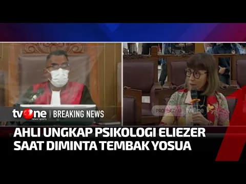 Ahli Psikolog Klinis Sebut Eliezer Tembak Brigadir J Dalam Kondisi Tertekan