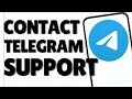 How to Contact Telegram Support Contact Telegram
