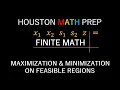 Maximization and Minimization Problems on Feasible Regions