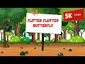 Flitter Flutter Butterfly: Learning Made Fun with Music | Rhymes for Kids