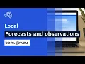 How to find warnings forecasts and past weather observations for your local area on bom gov au