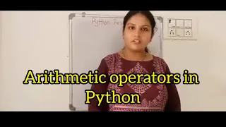 Session4 Operators in Python Part 1 - Arithmetic Operators