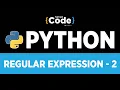 Advanced Python Programming Regular Expression Python - 2 Python Regex Tutorial Simplilearn