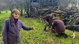 حياة عائلية أصيلة في جبال الكاربات حياة ريفية هادئة 
