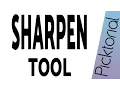 Using the Sharpen Tool