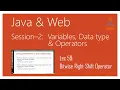 Bitwise Operators in Java Part 7 Bitwise Right Shift Operator in Java
