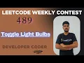 Toggle Light Bulbs LeetCode 3842 Weekly Contest 489 Java Code Developer Coder