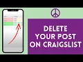 How To Delete Post On Craigslist 2024