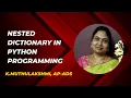 Nested Dictionary