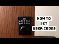 How to Set User Codes on Reliabilt RB Keypad Door Lock