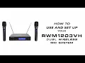 HOW TO SET UP YOUR RWM1203VH Dual Wireless VHF Microphone Full DEMO WALKTHROUGH