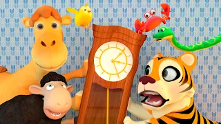 Racing Cars on the Clock! ⏰ | Lalafun Kids Songs