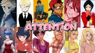 Miraculous characters singing attention || Miraculous || [ @valt-lover ]