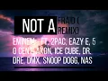 Eminem - not Afraid (remix) ft. 2Pac, Eazy E, 50 Cent,Akon,Ice cube,Dr.Dre, Snoop Dogg (lyric Video)