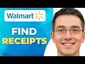 How to Find Receipts on Walmart App Full Walkthrough