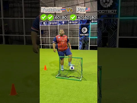 Pro vs YouTuber ⚽ Every Shot Gets Faster… Who Reaches the Limit First? ⚡🔥