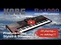 Lagu Korg Pa1000 Sounds \u0026 styles demo   (ALL PLAYING, NO TALKING!!!)