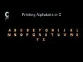 How to print alphabets using Recursion in C Language Recursion in C How to print alphabets in C