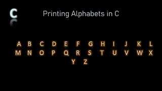 How to print alphabets using Recursion in C Language Recursion in C How to print alphabets in C