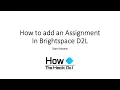 How To Submit An Assignment In Brightspace