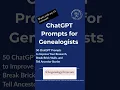 Lagu 50 AI Prompts for Genealogy Research | ChatGPT \u0026 Claude for Family History