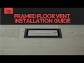 How to Install the Fittes Framed Floor Vent Luxe