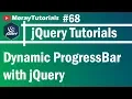 jQuery 68 - Dynamic ProgressBar with jQuery