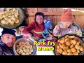 Download Lagu Pork Fry MOMO Eating  तारेको सुङ्गुर को  म म खाइयो New Nepali Village Food Vlog MP3