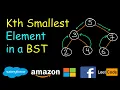 Kth Smallest Element in a BST Leetcode