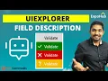 UiExplorer in UiPath UiExplorer Validation Button Field Description