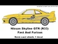 Unboxing USCP Nissan Skyline R33 GT-R The Fast and The Furious Conversion Set