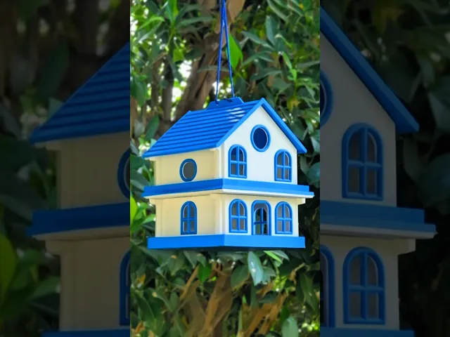 Garden Cottage Double-Story Bird House For 3D Printing (STL) video thumbnail