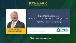 Phio Pharmaceuticals Corp NASDAQ PHIO Virtual Non-Deal Roadshow Renmark Financial