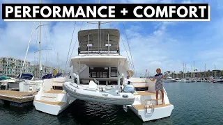 2019 NAUTITECH 46 FLY Catamaran Yacht Tour Performance Cruiser Bluewater Sailing